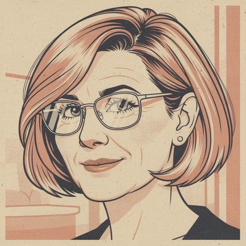 carré dégradé coiffure femme 50 ans avec lunettes