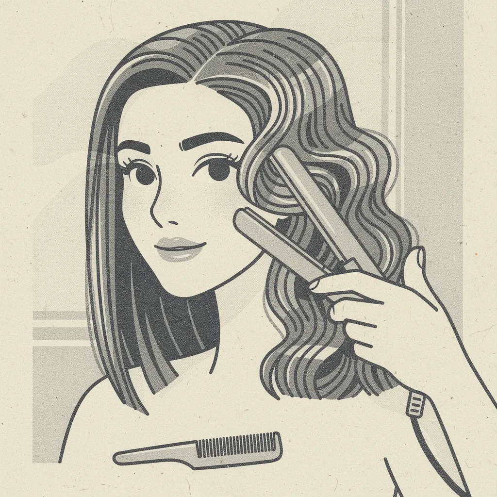 comment faire des boucles avec un lisseur