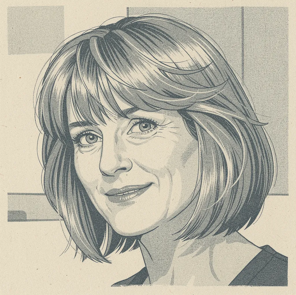 coupe cheveux mi long dégradé effilé avec frange 50 ans