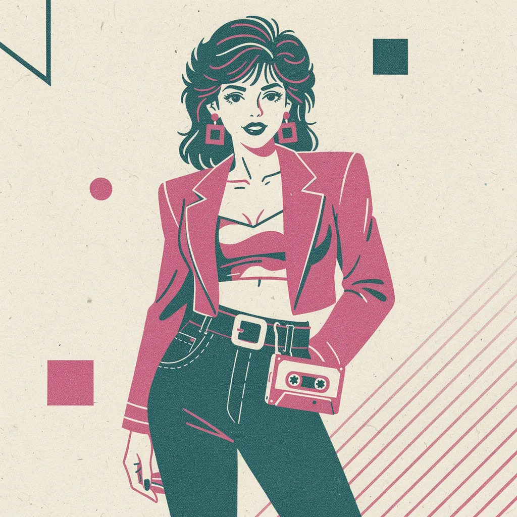 La tenue années 80 pour femme, comment recréer le style