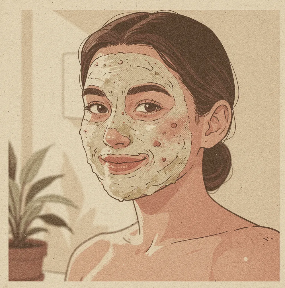 acné masque naturel