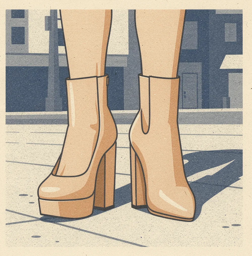 chaussures qui allongent la jambe quand on est petite